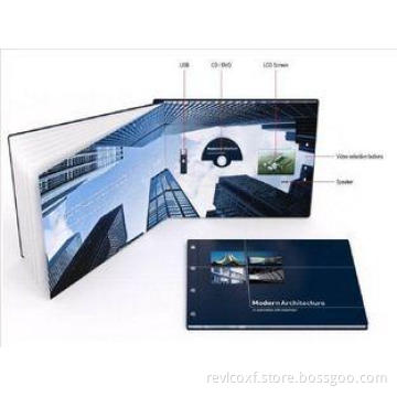 Promotional handmade digital video brochure , Multi - page